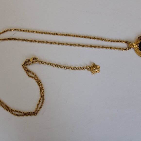 Versace Enamel Medusa Necklace - Picture 2 of 5